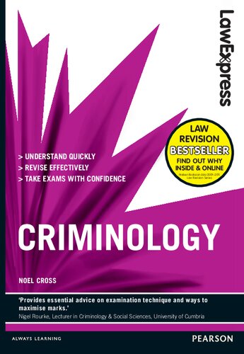 Law Express Criminology Revision Guide Noel Cross