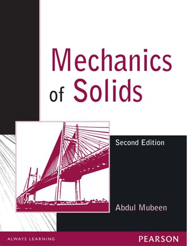Mechanics Of Solids 2nd Edition Abdul Mubeen