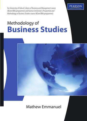 Methodology Of Business Studies For Calicut And Kannur University Mathew Emmanuel