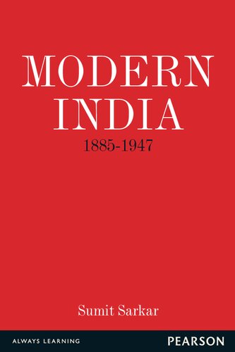 Modern India 18851947 Sumit Sarkar
