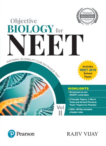 Objective Biology For Neet Vol Ii Rajiv Vijay