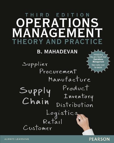 Operations Management Theory And Practice 3rd Edition B Mahadevan