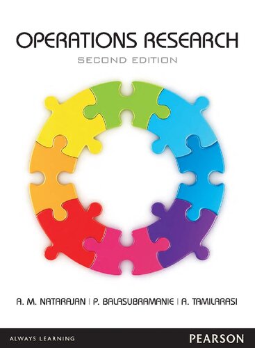 Operations Research 2nd Edition A M Natarajan P Balasubramanie