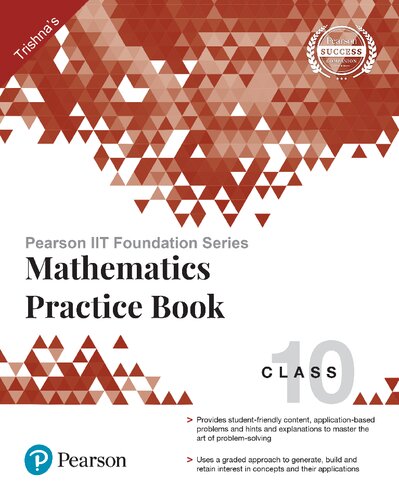 Pearson Iit Foundation Series Mathematics Practice Book Class 10 Trishna Knowledge Systems