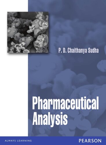 Pharmaceutical Analysis P D Chaithanya Sudha