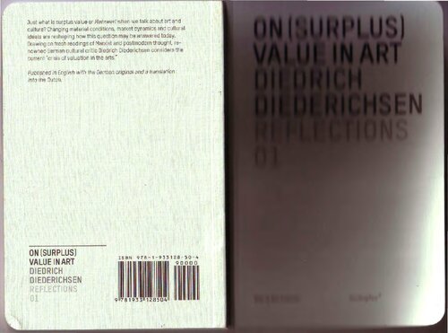 On Surplus Value In Art Diedrich Diederichsen