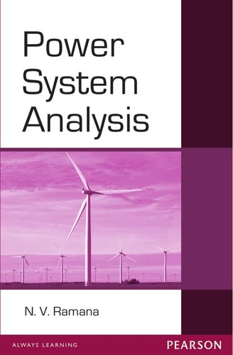 Power System Analysis N V Ramana