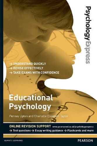 Psychology Express Educational Psychology Penney Upton Charlotte Elizabeth Taylor