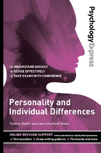 Psychology Express Personality And Individual Differences Dr Terence Butler