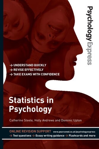 Psychology Express Statistics In Psychology Catherine Steele