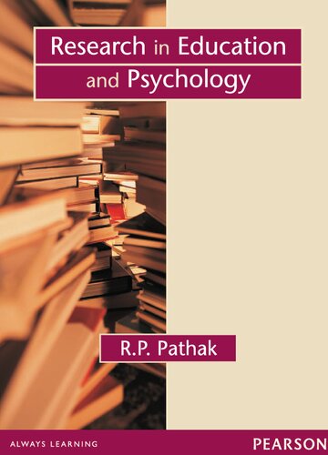 Research In Education And Psychology R P Pathak