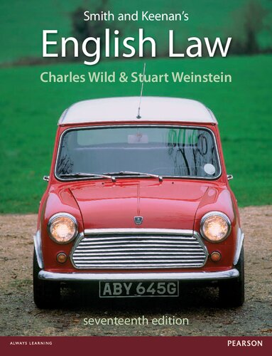 Smith And Keenans English Law 17th Edition Charles Wild Stuart Weinstein