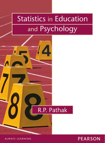 Statistics In Education And Psychology R P Pathak