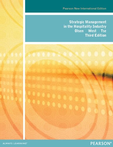 Strategic Management In The Hospitality Industry 3rd Edition Michael Olsen