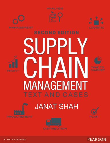 Supply Chain Management Text And Cases 2nd Edition Janat Shah