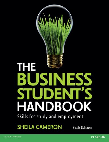 The Business Students Handbook Skills For Study And Employment 6th Edition Sheila Cameron