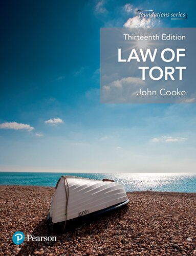 Law Of Tort 13th Edition John Cooke