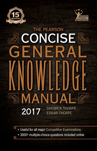 The Pearson Concise General Knowledge Manual 2017 Edgar Thorpe
