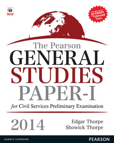 The Pearson General Studies For Civil Services Preliminary Examination 2014 Paper I Edgar Thorpe