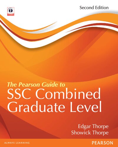 The Pearson Guide To Ssc Combined Graduate Level 2nd Edition Edgar Thorpe