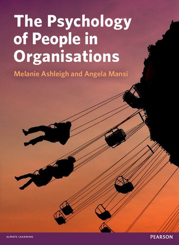 The Psychology Of People In Organisations Melanie Ashleigh