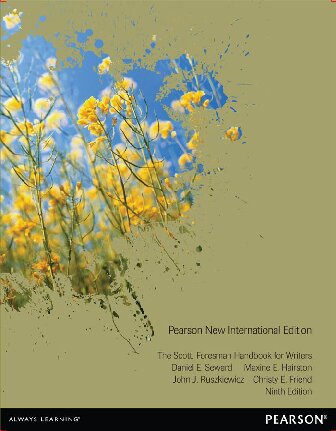 The Scott Foresman Handbook For Writers Pearson New International Edition 9th Edition John J Ruszkiewicz