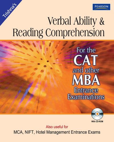Verbal Ability Reading Comprehension For The Cat And Other Mba Entrance Examinations Trishna Knowledge Systems