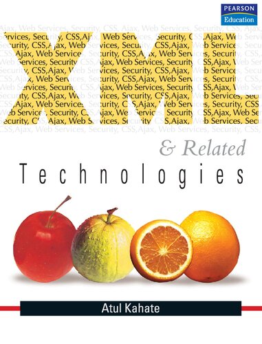 Xml And Related Technologies Atul Kahate