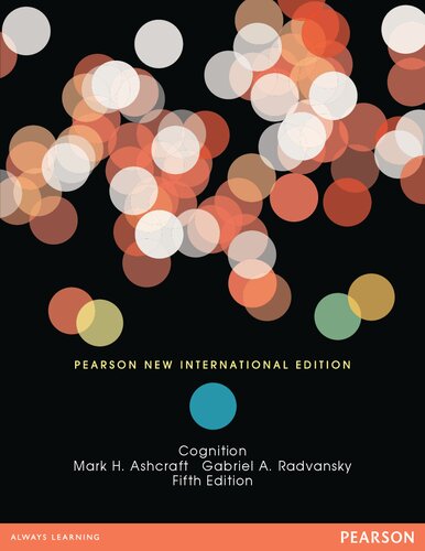 Cognition Pearson New International Edition 5th Edition Mark H Ashcraft