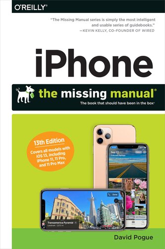 Iphone The Missing Manual The Book That Should Have Been In The Box Pogue David