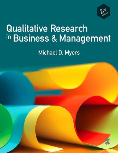 Qualitative Research In Business And Management Michael D Myers