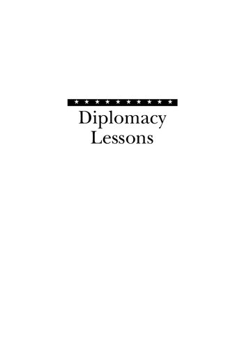 Diplomacy Lessons Realism For An Unloved Superpower John Brady Kiesling