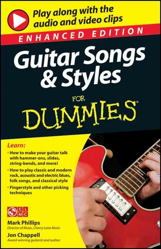 Guitar Songs And Styles For Dummies Enhanced Edition Mark Phillips Jon Chappell