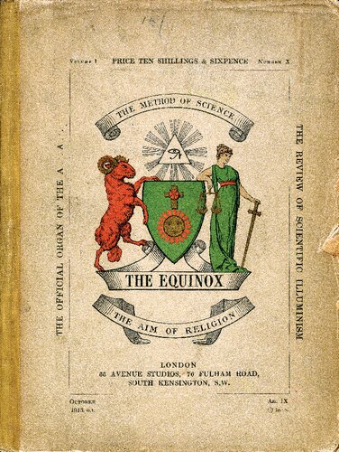The Equinox Keep Silence Edition Vol 1 No 10 Aleister Crowley Scott Wilde