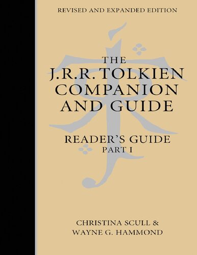 The Jrr Tolkien Companion And Guide Readers Guide Part I Wayne Hammond