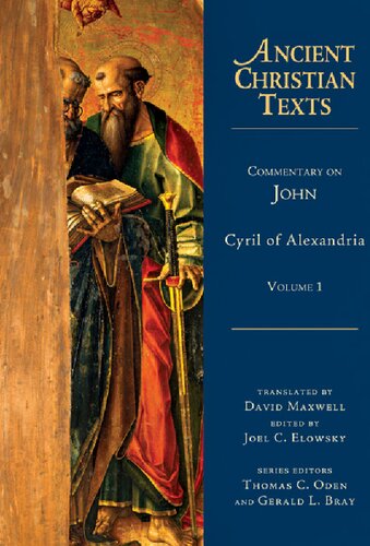 Commentary On John Volume 1 Cyril Of Alexandria