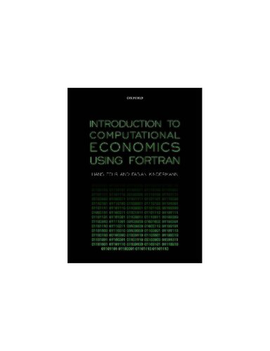 Introduction To Computational Economics Using Fortran Hans Fehr Fabian Kindermann