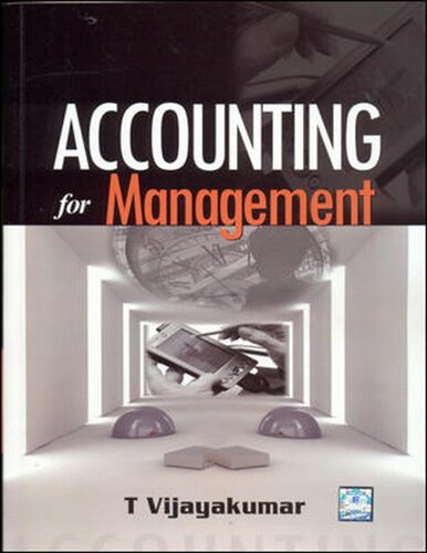 Accounting For Management T Vijaya Kumar