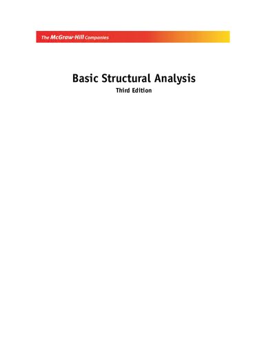 Basic Structural Analysis 3rd Edition C S Reddy