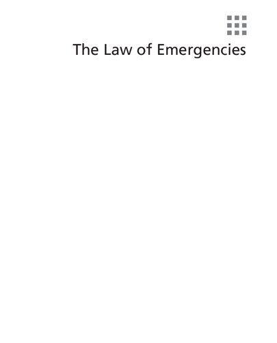 The Law Of Emergencies Public Health And Disaster Management 2nd Edition 2nd Nan D Hunter