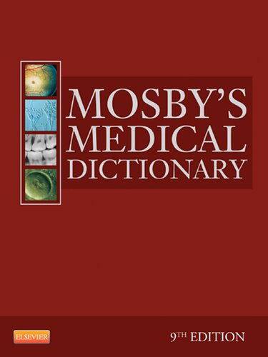 Mosbys Medical Dictionary 9th Edition Cv Mosby Publishing Company