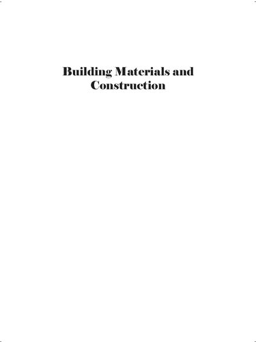 Building Materials And Construction Gc Sahu Joygopal Jena