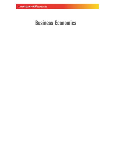 Business Economics Sivagnanam