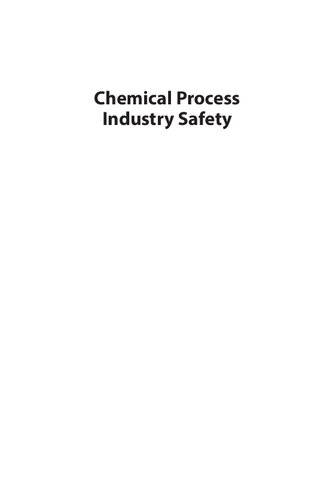 Chemical Process Industry Safety K S N Raju