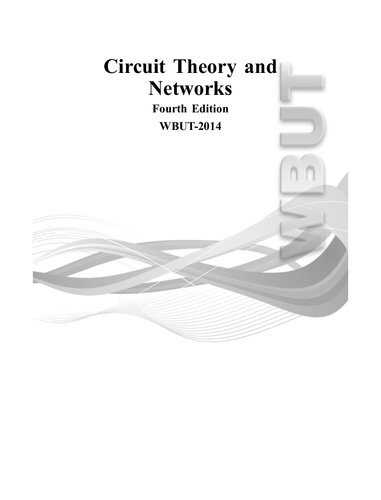 Circuit Theory And Networks Fourth Edition Wbut2014 S P Ghosh