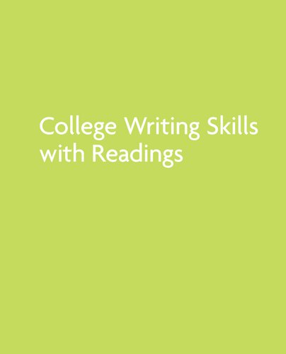 College Writing Skills With Readings 8th Edition John Langan