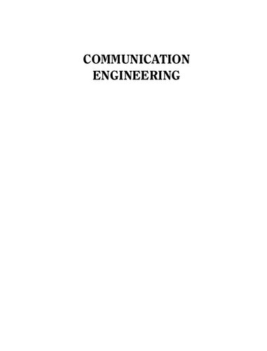 Communication Engineering S Vijayachitra