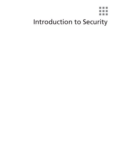 Introduction To Security 9th Edition Robert J Fischer Edward P Halibozek And David C Walters