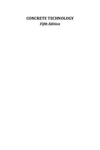 Concrete Technology Theory And Practice Fifth Edition Murari Lal Gambhir