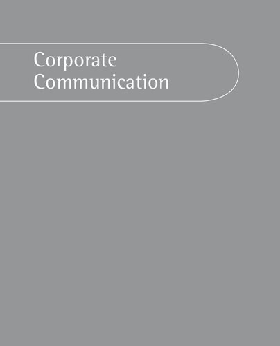 Corporate Communication 5th Edition Paul A Argenti